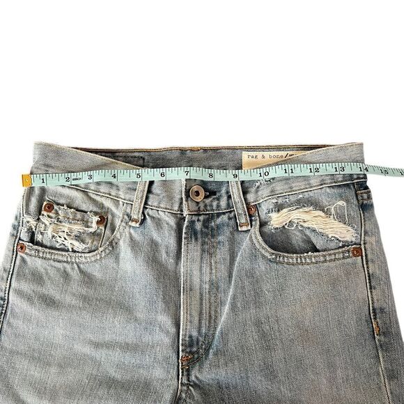 Rag & Bone Marilyn Distressed Light Wash Skinny Jean Size 24 - Picture 9 of 14